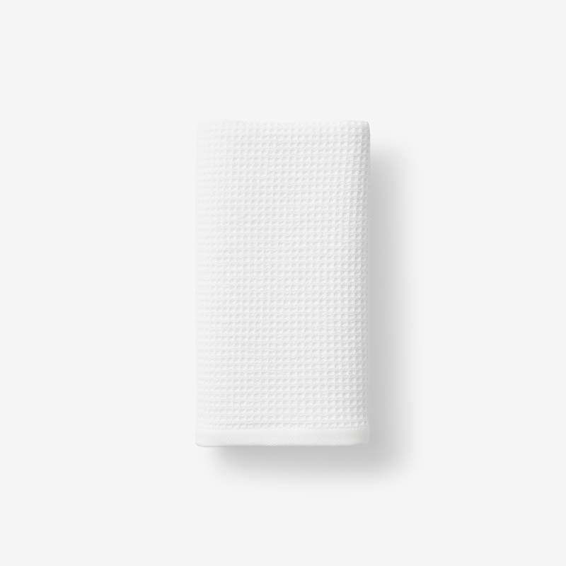 Waffle Hand Towel - White