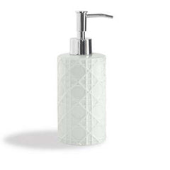 Porcelain Lattice Soap Dispenser - White