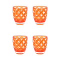Palazzioi Tumblers, Set of 4 -  Orange, Small