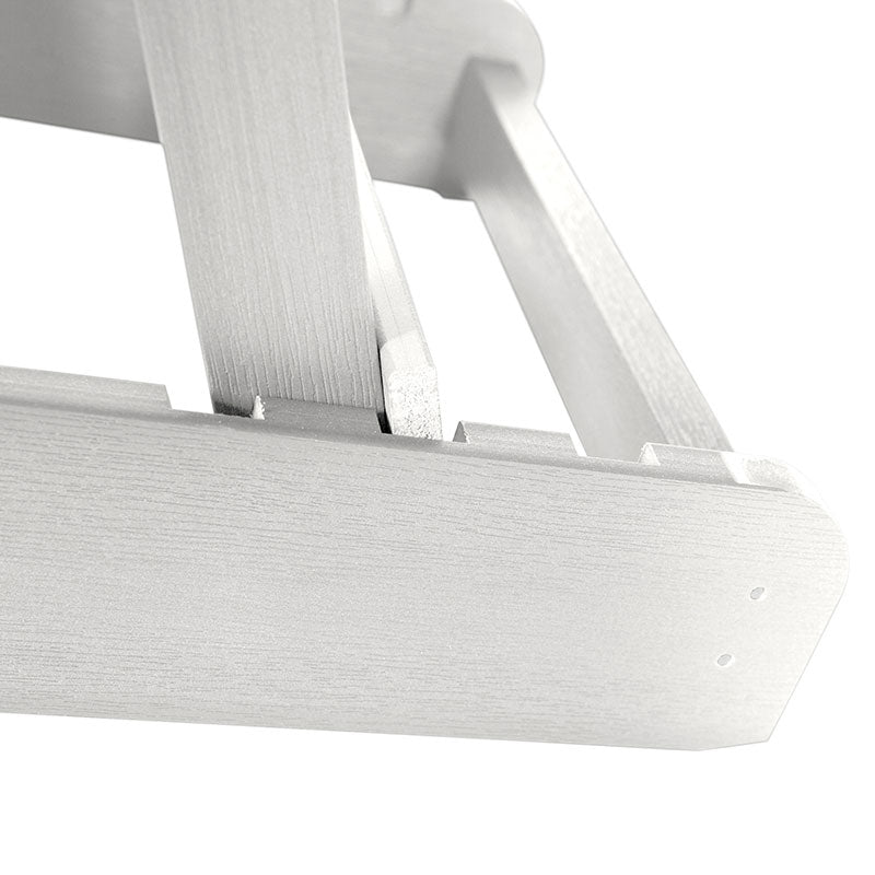 Folding and Reclining Adirondack Chair - White