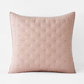 Pintuck Quilted Sham - Faded Rose, Euro