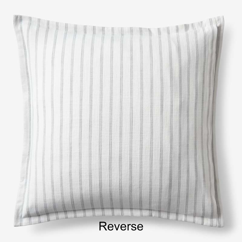 Yarn-Dyed Plaid Reversible Sham - Brick, Euro