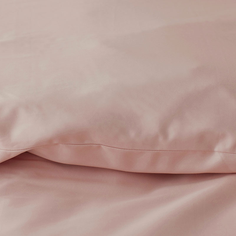 Premium Smooth Supima® Cotton Wrinkle-Free Sateen Flat Bed Sheet - Rose, Deep Pocket King