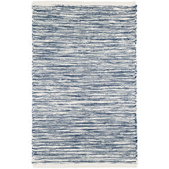 Tideline Handwoven Indoor/Outdoor Rug - Navy, 6' x 9'