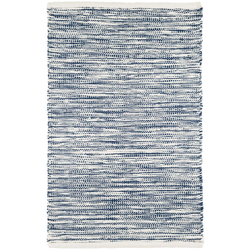 Tideline Handwoven Indoor/Outdoor Rug - Navy, 3' x 5'
