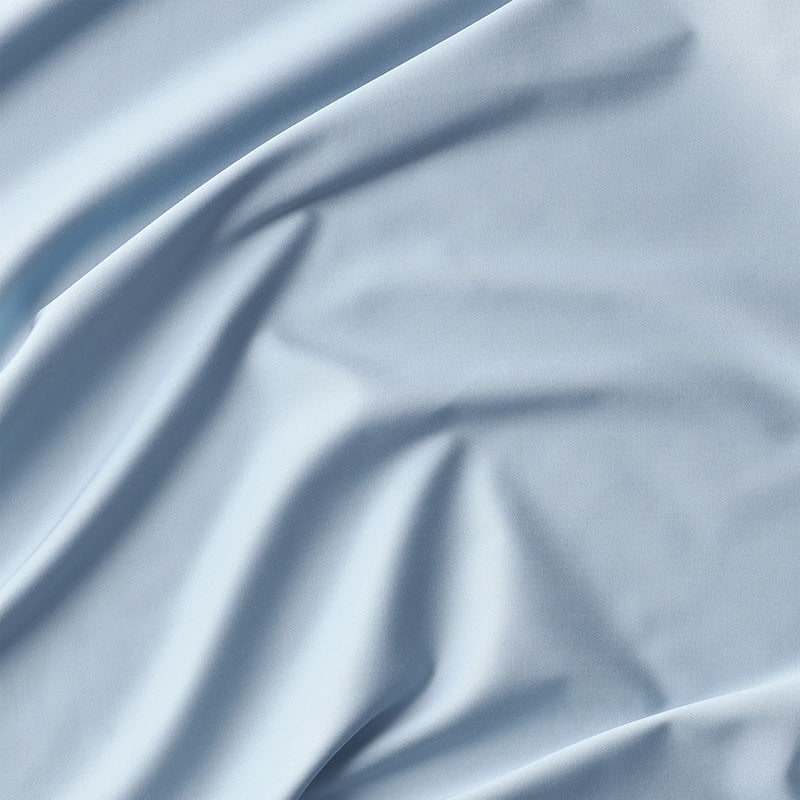 Classic Smooth Rayon Made From Bamboo Sateen Flat Bed Sheet - Ivory, Twin
