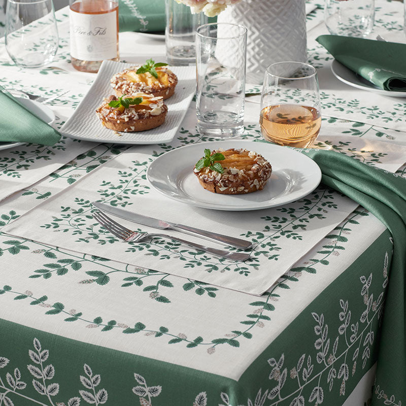 Climbing Vines Placemats, Set of 4 - Green