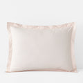Ditsy Gingham Classic Cool Organic Cotton Percale Sham - Pink, Standard