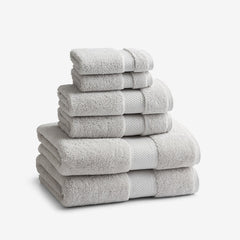 Sterling Supima® Cotton 6-Piece Bath Set - Silver Mist