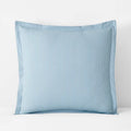 Tira Floral Classic Cool Cotton Percale Sham - Stripe Blue, Euro