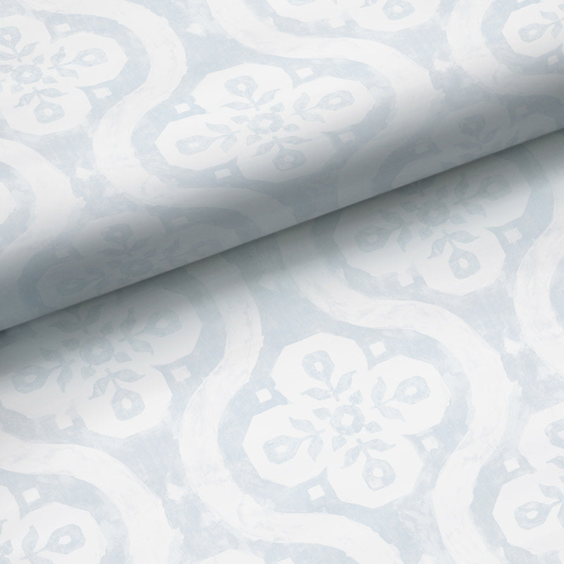 Chateau Removable Wallpaper - Sky Blue, Roll