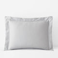 Classic Smooth Sateen Solid Sham - Light Gray, Standard