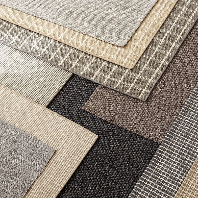 Pixel Woven Sisal and Wool Rug - Wheat, 8' x 10'