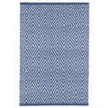 Diamond Handwoven Indoor/Outdoor Rug - Denim, 2' x 3'