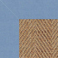 Sunbrella Herringbone Bordered Indoor/Outdoor Rug - Light Blue, Swatch