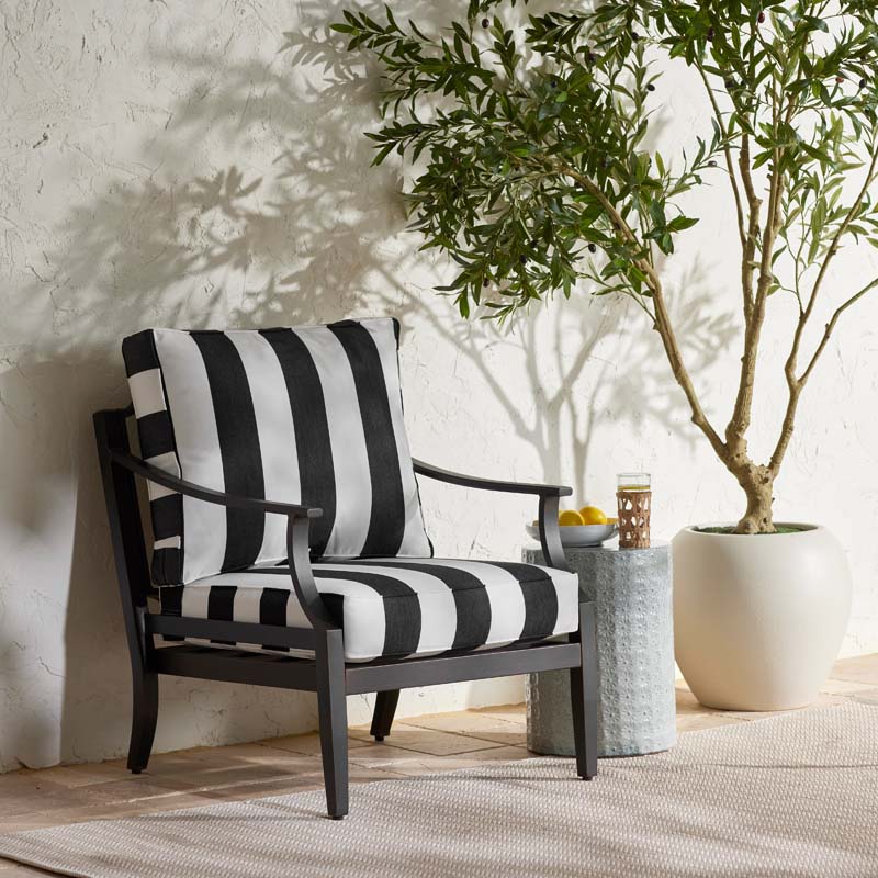 Deep Seat Chair & Seatback Cushion - Cabana Classic, Medium