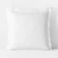 Classic Smooth Rayon Made From Bamboo Sateen Sham - White, Euro
