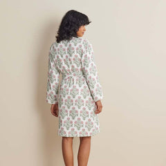 Textured Gauze Cotton Robe - Suhana, XXL