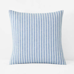 Yarn-Dyed Bengal Stripe Quilted Sham - Blue, Euro