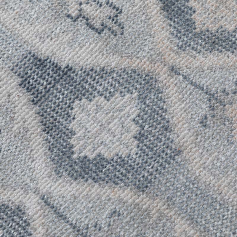 Hand Knotted Performance Rug - Blue, 7' 9" x 9' 9"
