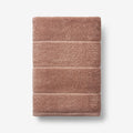 Textured Stripe Bath Towel - Dusted Clay