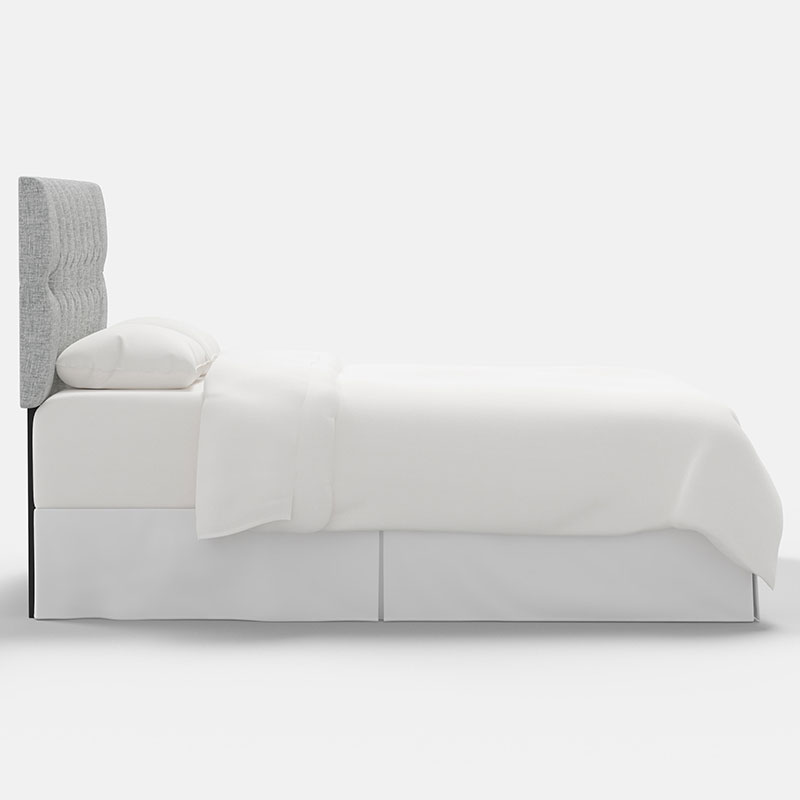 Park Tufted Textured Linen Headboard - Pumice, Twin