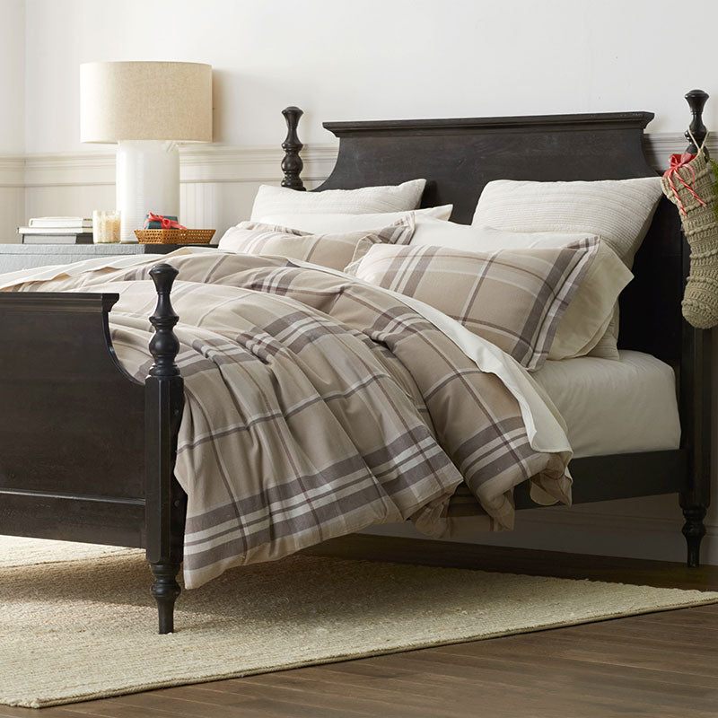 Classic Plaid Ultra-Cozy Cotton Velvet Flannel Sham - Brad, King