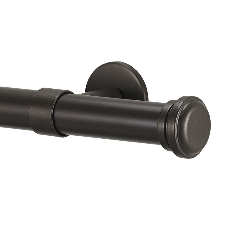 Spile Finial and 1" diameter Rod Set - Oil Rubbed Bronze, 72"