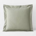 Classic Smooth Wrinkle-Free Sateen Sham - Laurel Green, Euro