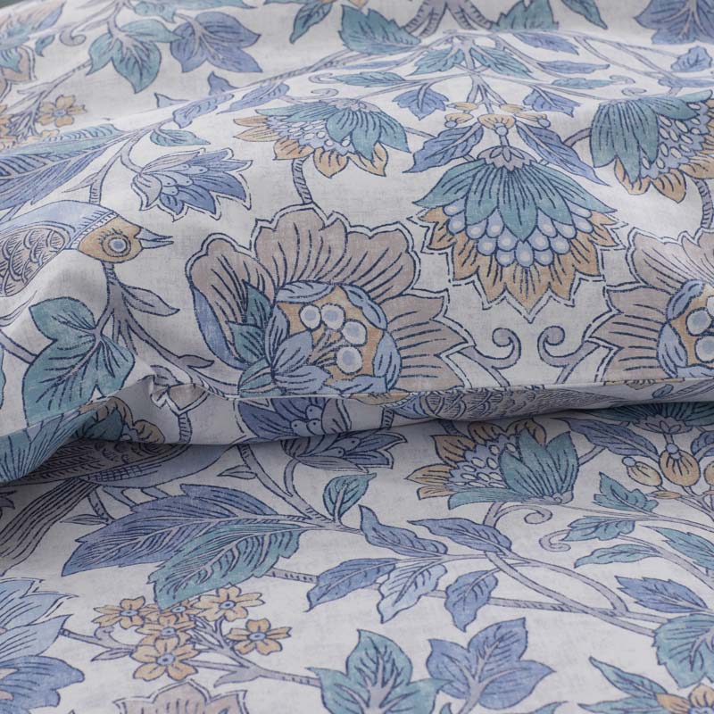 Garden Song Premium Smooth Sateen Pillowcase Set - Mint Green, King