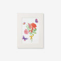 Butterflies & Flowers Wall Art - Purple