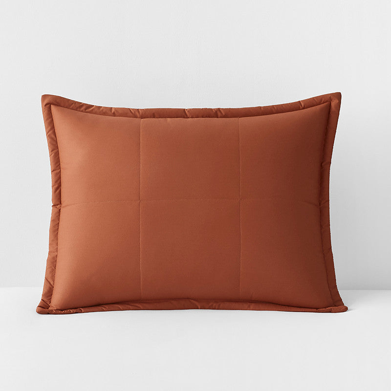 Quilted Sham - Copper, Standard