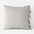 Tira Geo Reversible Quilted Sham - Green, Euro