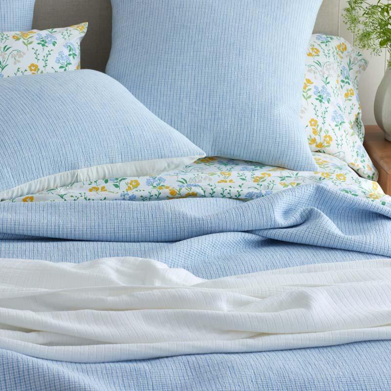 Isadora Classic Cool Cotton Percale Bed Sheet Set - Floral, King