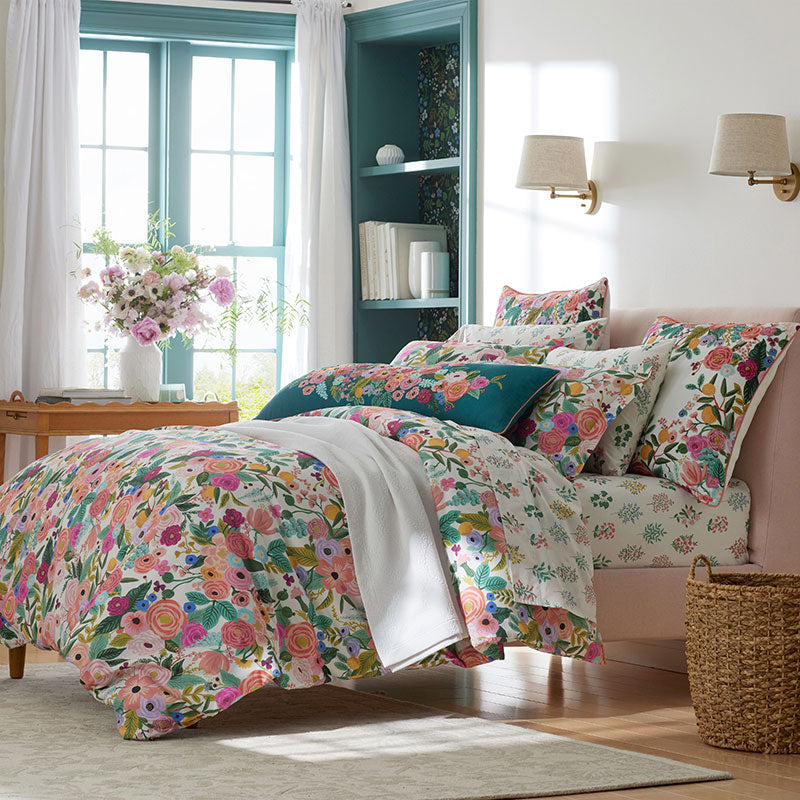 Garden Party Classic Cool Cotton Percale Comforter - Multi, Twin/Twin XL