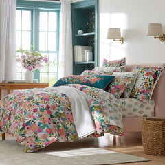 Garden Party Classic Cool Cotton Percale Comforter - Multi, King/Cal. King