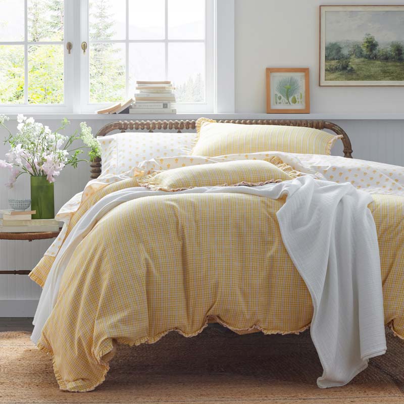 Classic Plaids Yarn-Dyed Cotton Duvet Cover - Soho Plaid, Twin/Twin XL