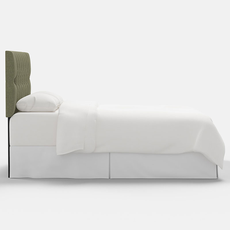 Park Tufted Textured Linen Headboard - Laurel, King