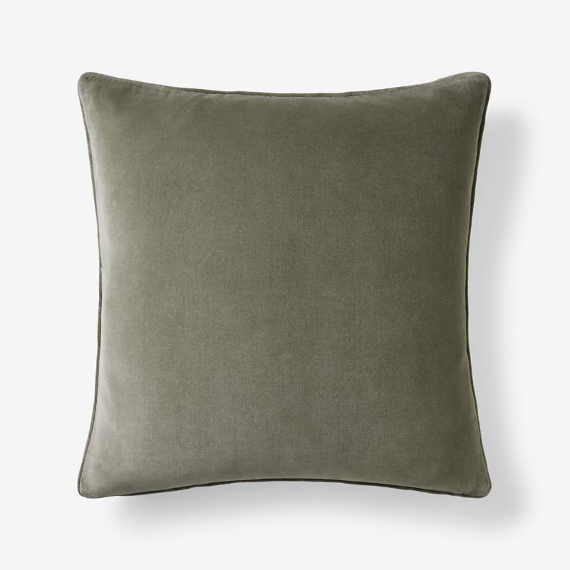 Velvet Decorative Square Pillow Cover - Sage Green, 20 in. x 20 in.