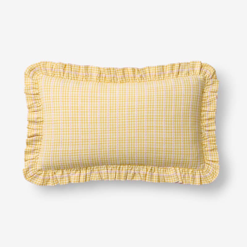 Classic Plaids Yarn-Dyed Cotton Decorative Lumbar Pillow Cover - Soho Plaid