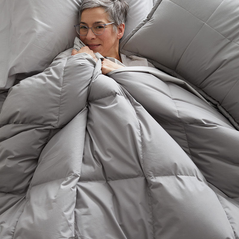 Quilted Sham - Light Gray, Standard