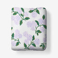Hydrangea Classic Cool Cotton Percale Fitted Bed Sheet - Lilac, Twin