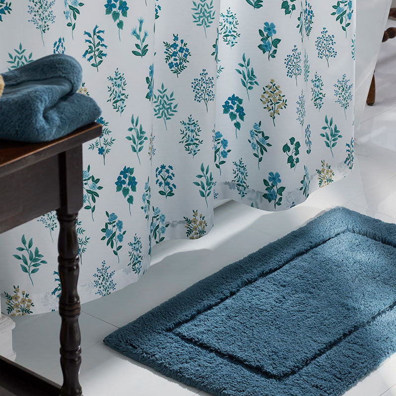Regal Cotton Bath Rug - Ocean Blue, 30 in. x 72 in.