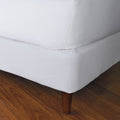 Madelyn Egyptian Cotton Matelassé Box Spring Cover - White, Queen