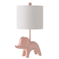 Ceramic Animal Table Lamp - Pink, Elephant