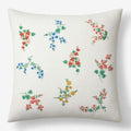 Amelia Decorative Square Pillow Cover - Ivory