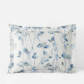 Garden Leaf Premium Smooth Wrinkle-Free Sateen Sham - Blue Multi, Standard