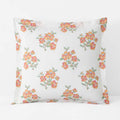 Blossoms and Stripes Classic Cool Cotton Percale Sham - Petal Charm, Euro