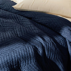 Voile Sham - Midnight Blue, King