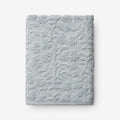 Floral Jacquard Bath Towel - Light Seaspray